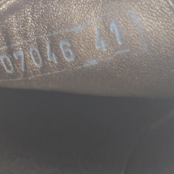 AGL Attilio Giusti Leombruni Heels Black Suede Lace Up Preppy Womens 11 41 Italy - Picture 11 of 12